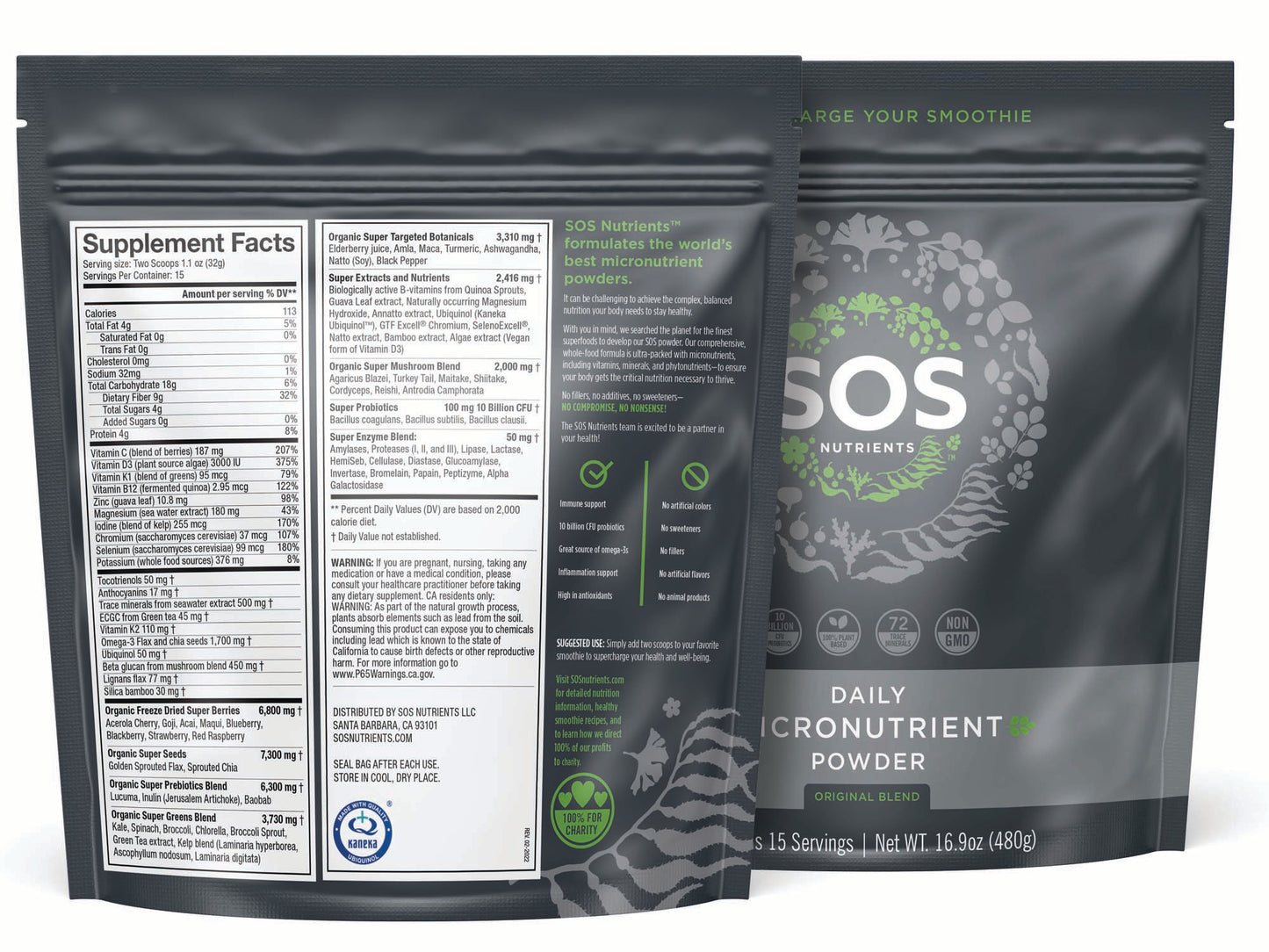 SOS Daily Micronutrient Powder Original Blend