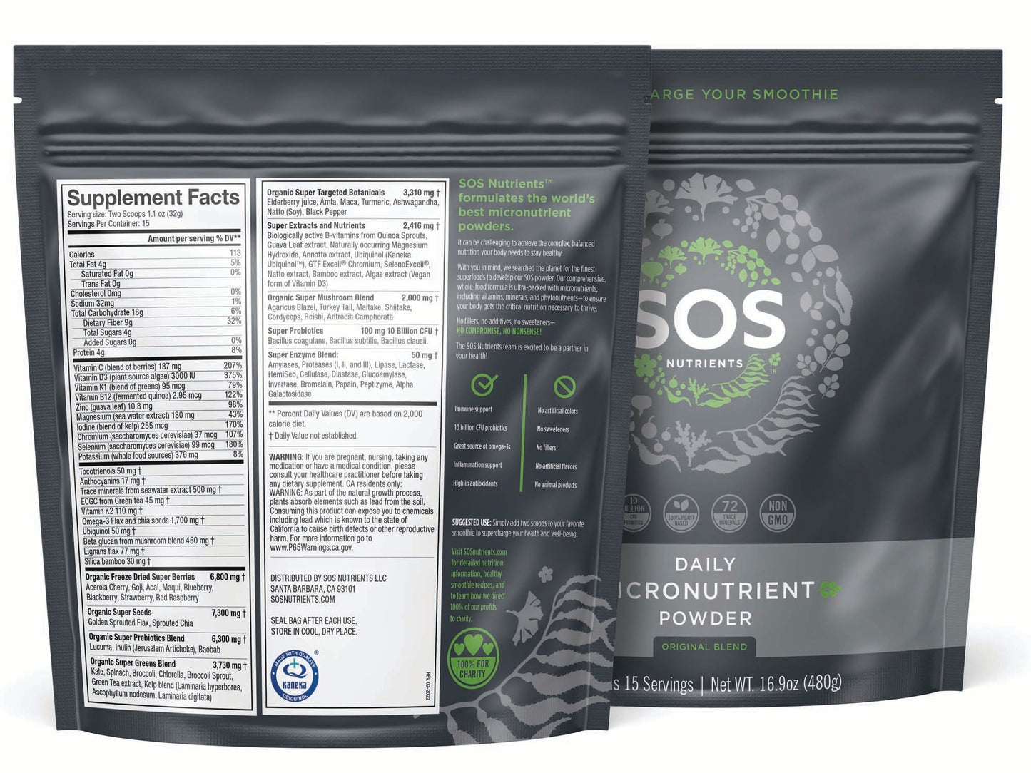 SOS Daily Micronutrient Powder Monthly Subscription